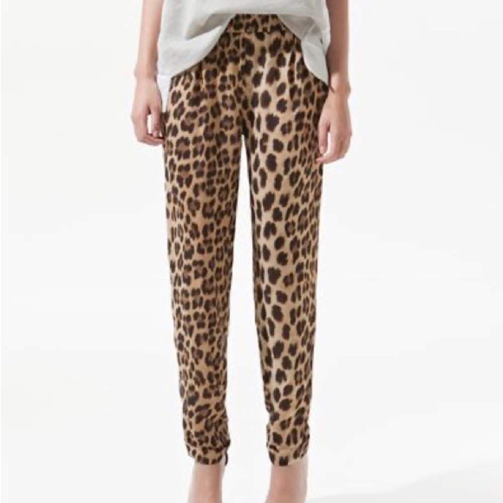 Cheetah Print Trousers